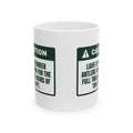 Funny Christmas Nurse Coffee Mug Light-Up Antlers Twelve Hour Shift