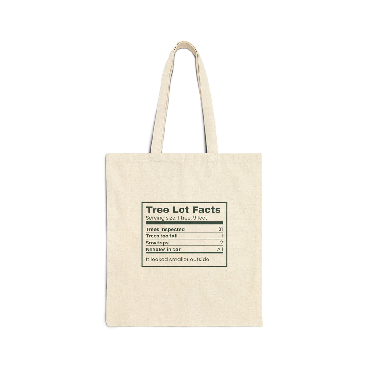 Funny Christmas Tote Bag Tree Lot Facts For Dad