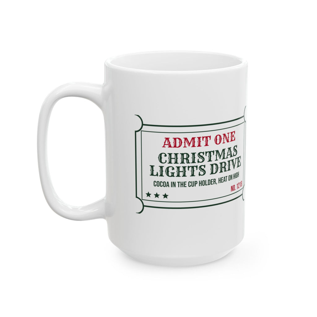Hot Cocoa Coffee Mug Christmas Lights Drive Cocoa In The Cup Holder