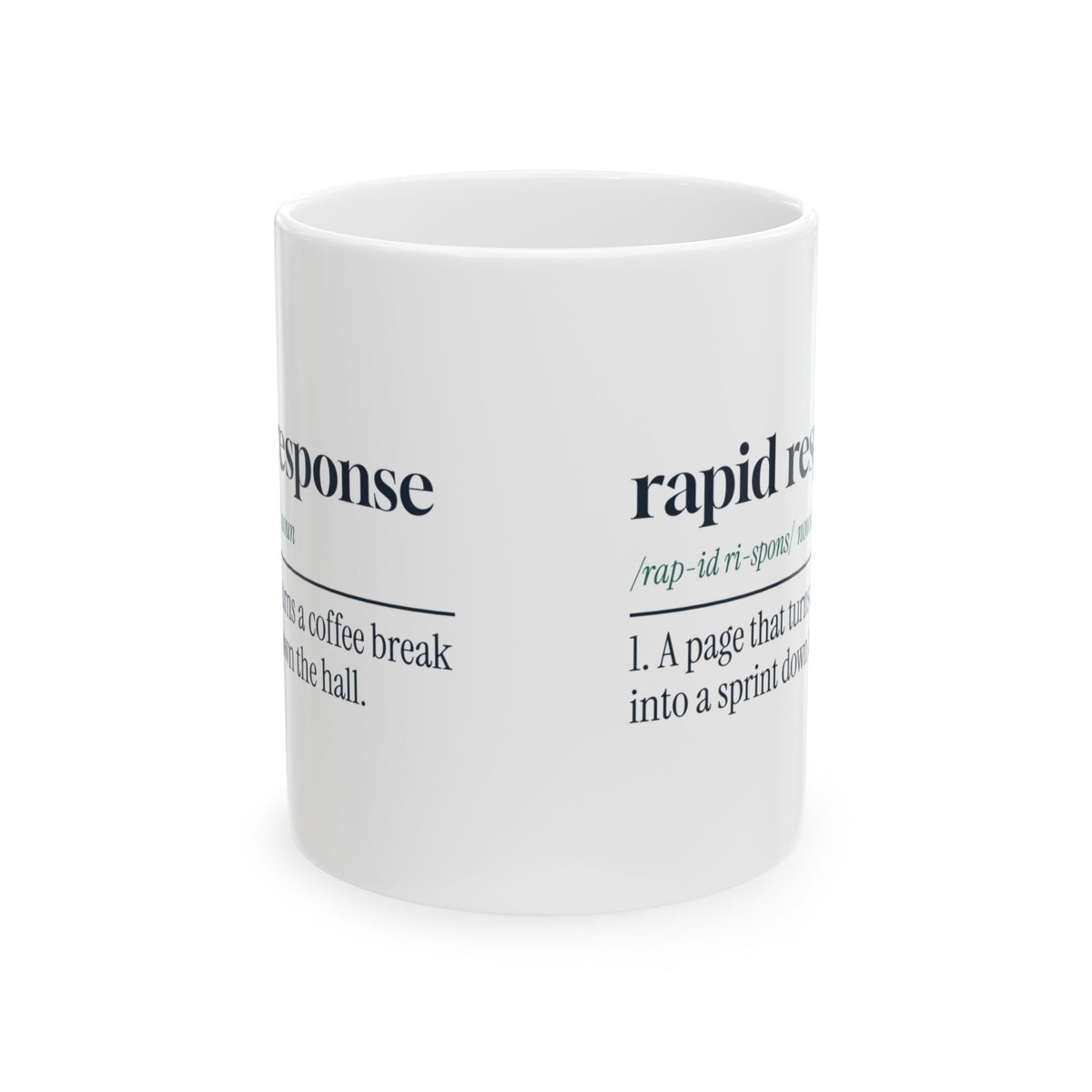 Funny Respiratory Therapist Mug Rapid Response Definition