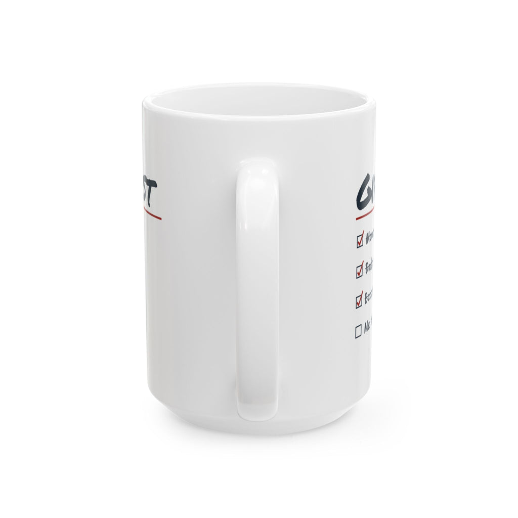 Funny Christmas Shopping Coffee Mug Shopping List Me Still Shopping