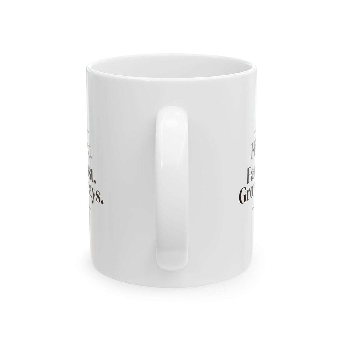 Craft Beer Coffee Mug Flight First Favorite Last