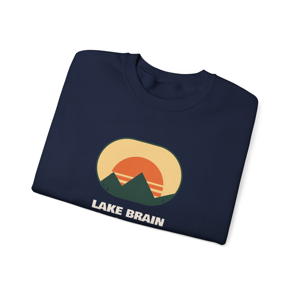 Lake Brain Sweatshirt No Thoughts Just Waves