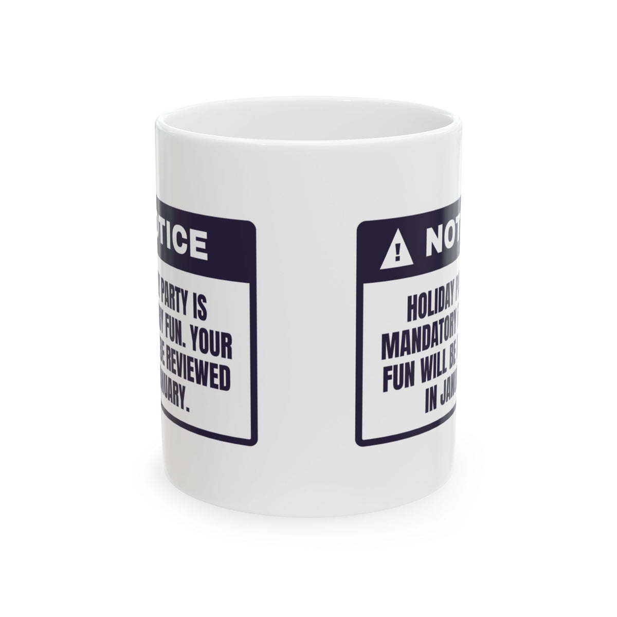 Funny Office Christmas Party Coffee Mug Mandatory Fun Reviewed In January