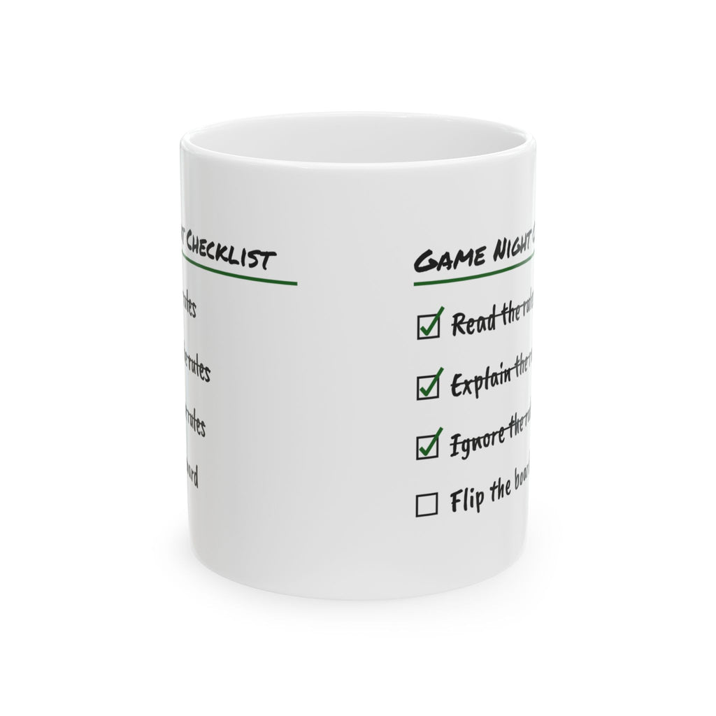 Board Game Coffee Mug Read Rules Ignore Rules Flip