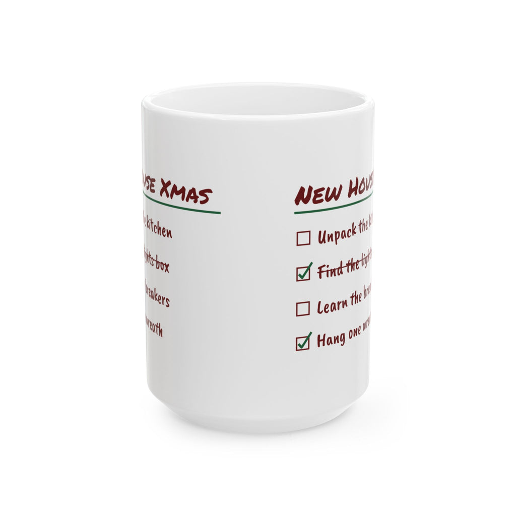Funny Christmas Coffee Mug Learn The Breakers Hang One Wreath New House