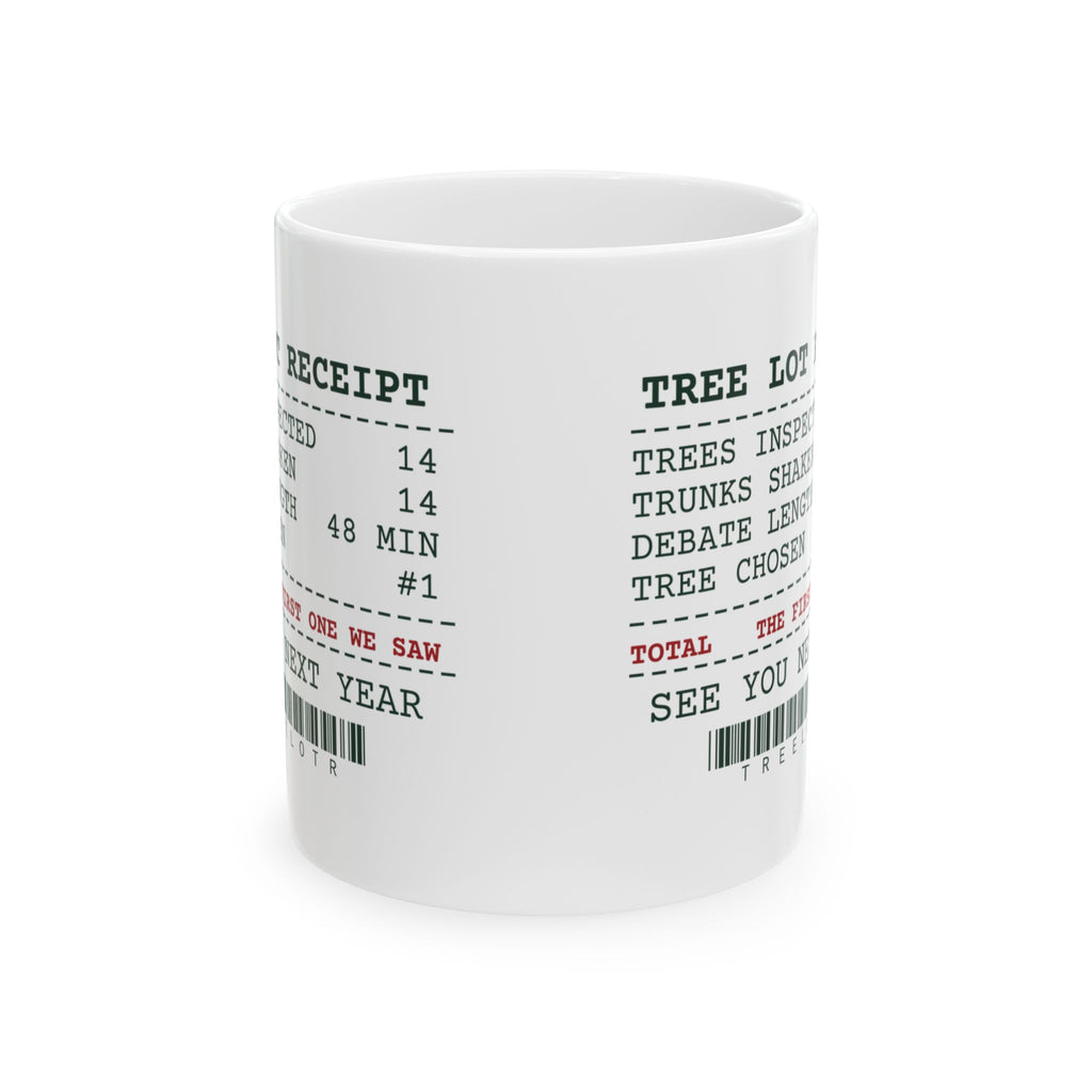 Funny Christmas Coffee Mug Tree Lot Receipt For Dad