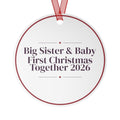 Christmas Ornament 2026 Big Sister And Baby Together Keepsake