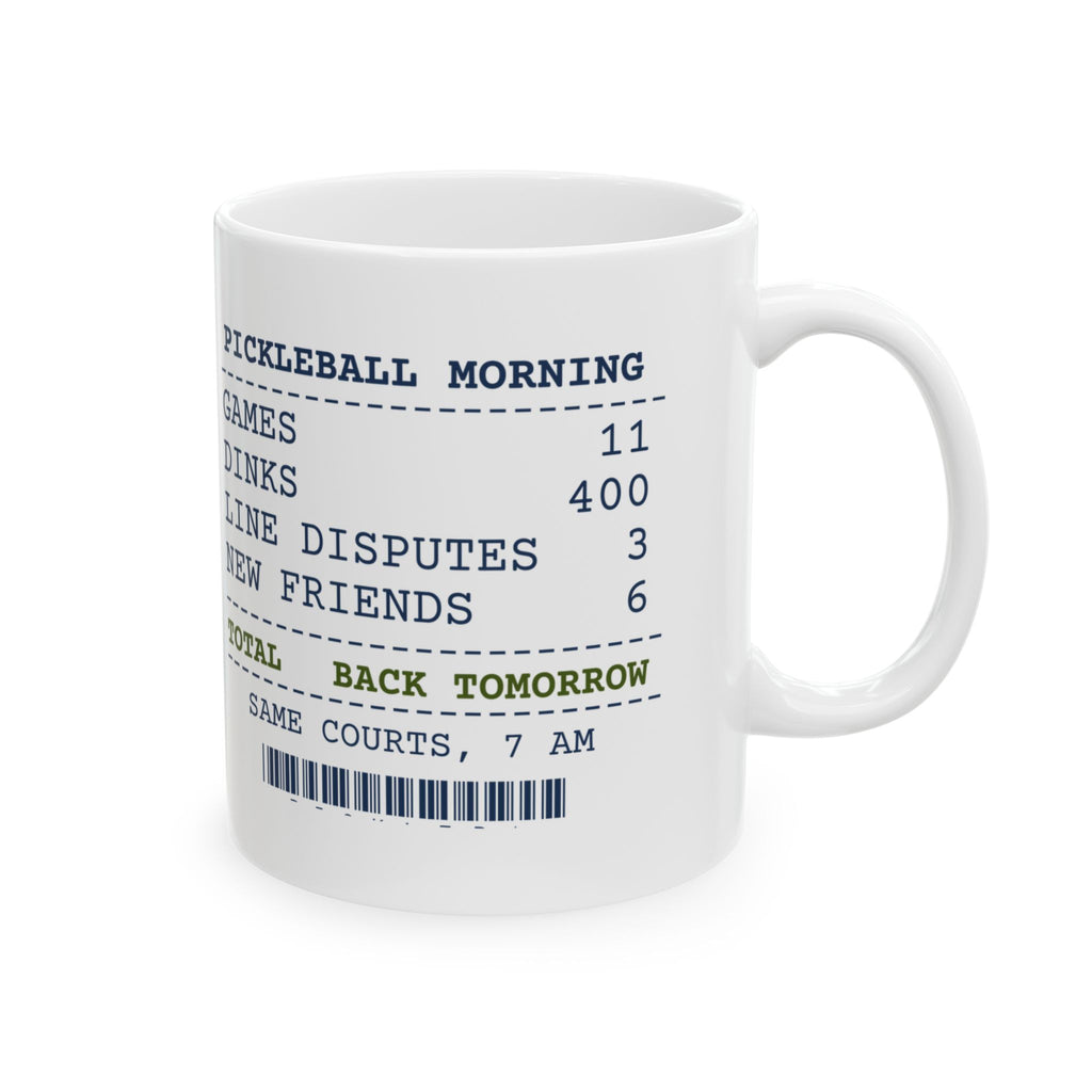 Funny Pickleball Coffee Mug Dinks 400 Line Disputes 3 Receipt