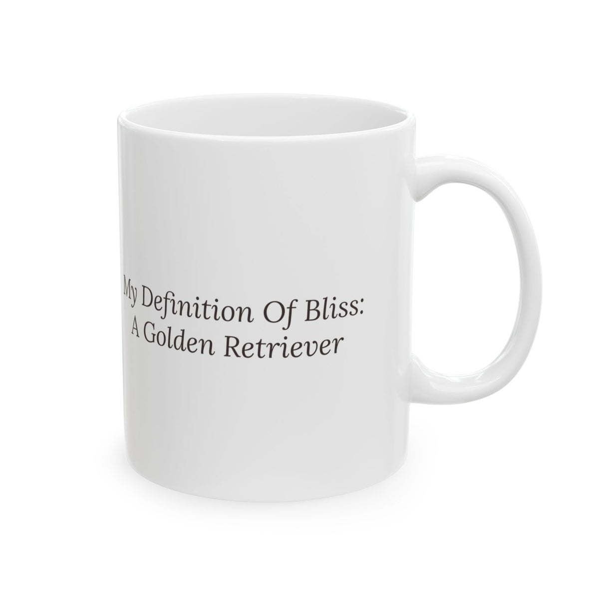 Golden Retriever Coffee Mug My Definition Of Bliss