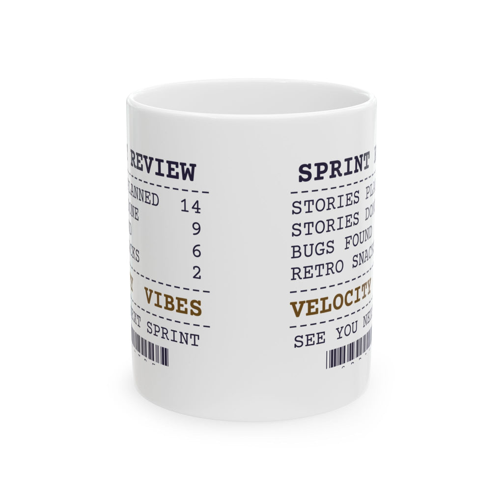 Funny Project Manager Coffee Mug Sprint Review Receipt
