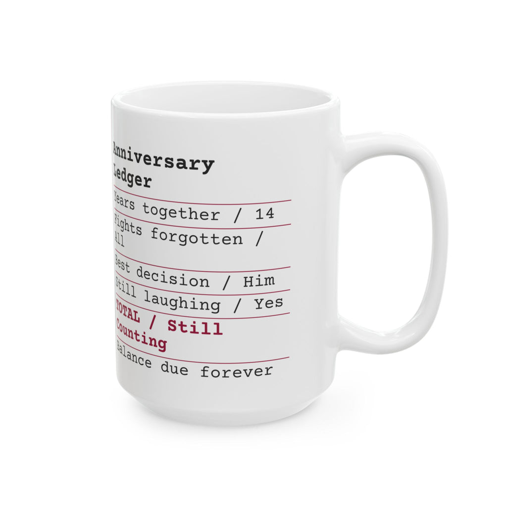 Funny Anniversary Coffee Mug Still Counting For Husband