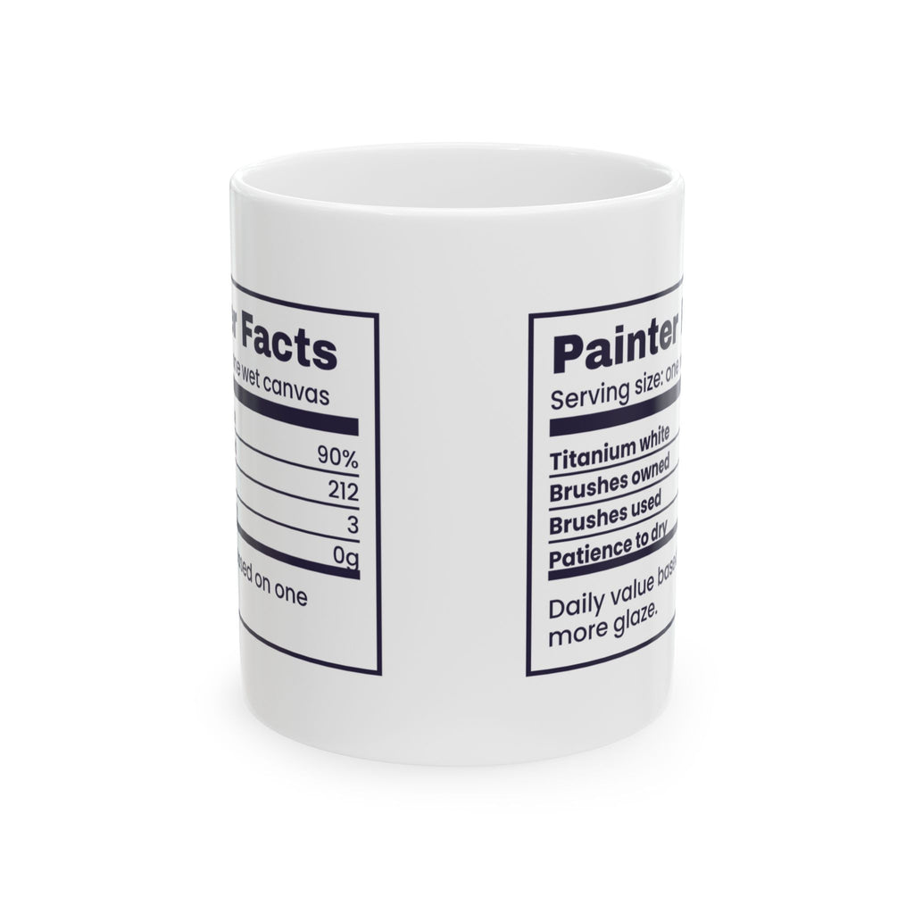 Painter Facts Coffee Mug 212 Brushes Uses The Same 3 For Artists