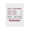 Funny Christmas Cat Throw Blanket Bows Stolen Receipt For Cat Owners