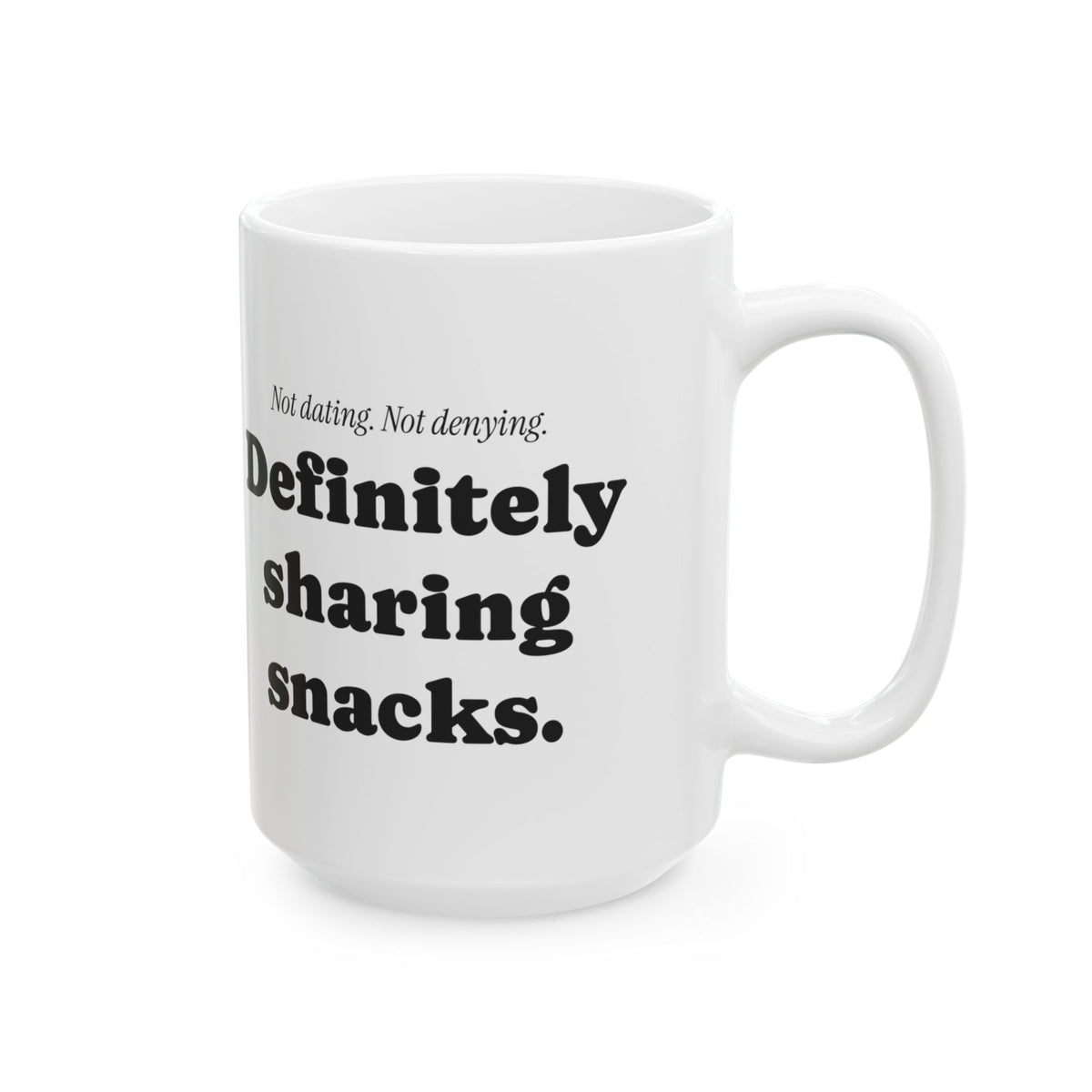 Funny Not Dating Valentine Coffee Mug For Coworkers
