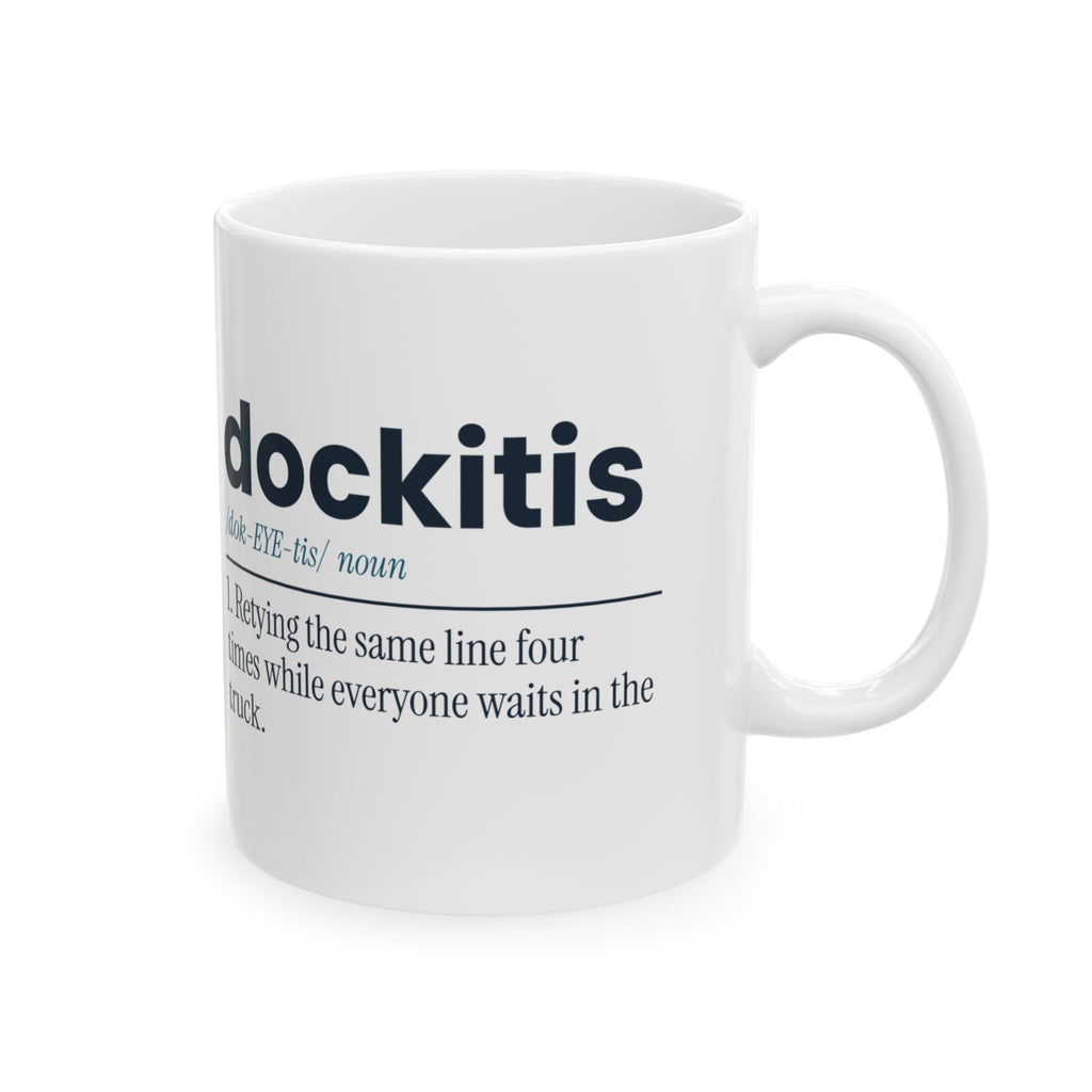 Funny Boating Coffee Mug Dockitis Definition For Boat Owners
