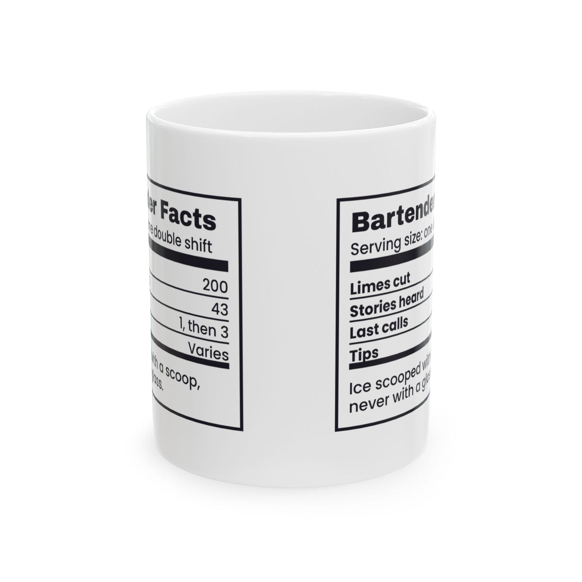 Funny Bartender Mug Bartender Facts Limes Cut Stories Heard