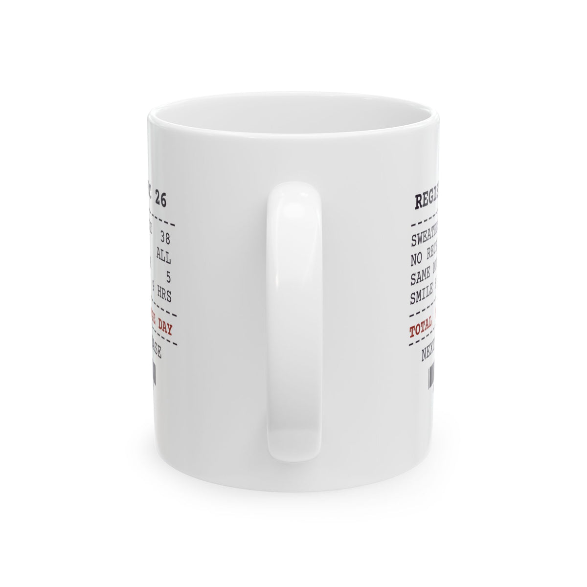 Funny Christmas Retail Coffee Mug Register 4 December 26 Receipt