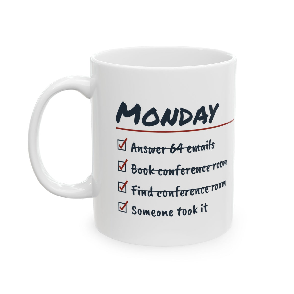 Funny Office Coffee Mug Book The Conference Room Someone Took It