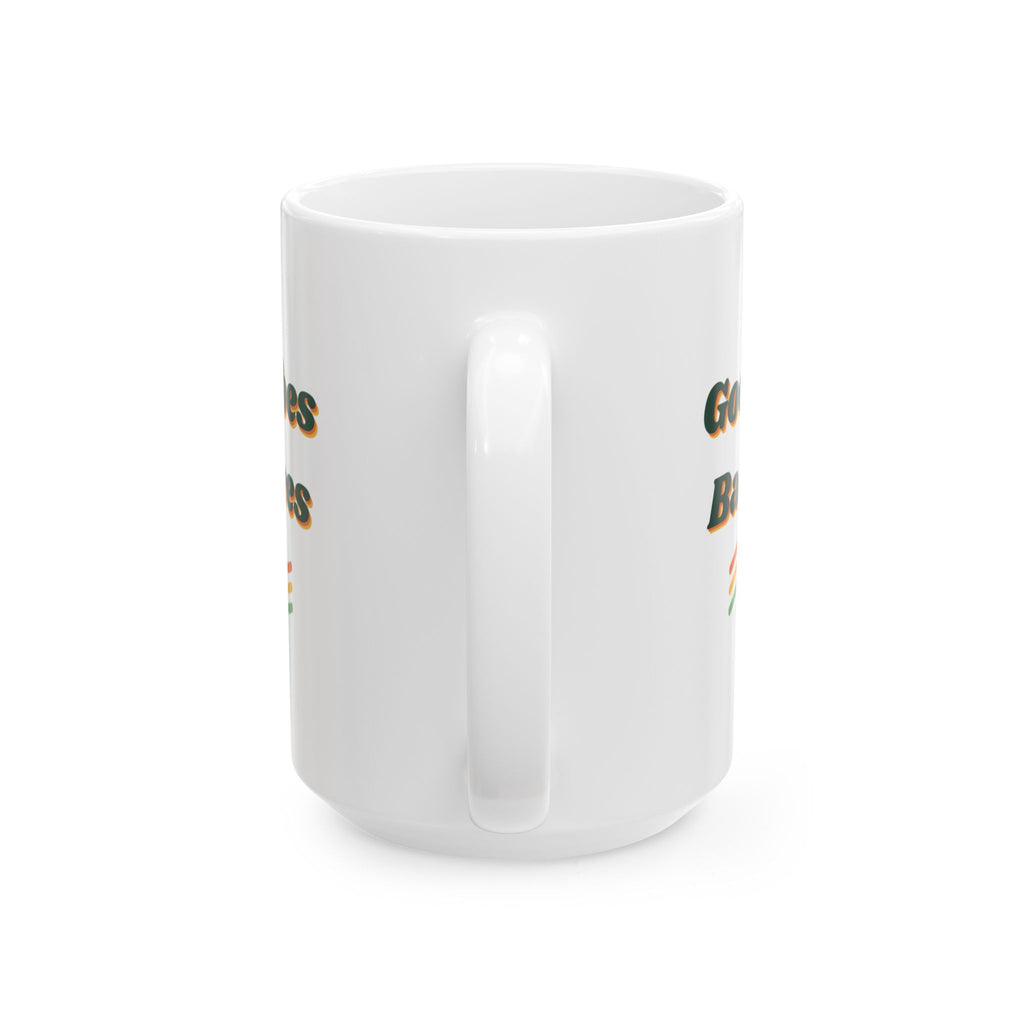 Funny Retro Coffee Mug Good Vibes Bad Knees