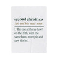 Funny Christmas Throw Blanket Second Christmas Definition In-Laws