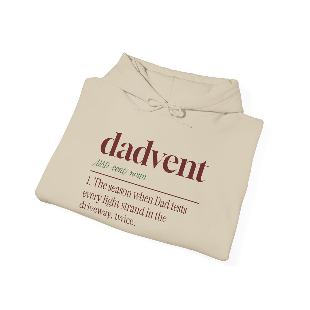 Funny Christmas Dad Hoodie Dadvent Dictionary Definition