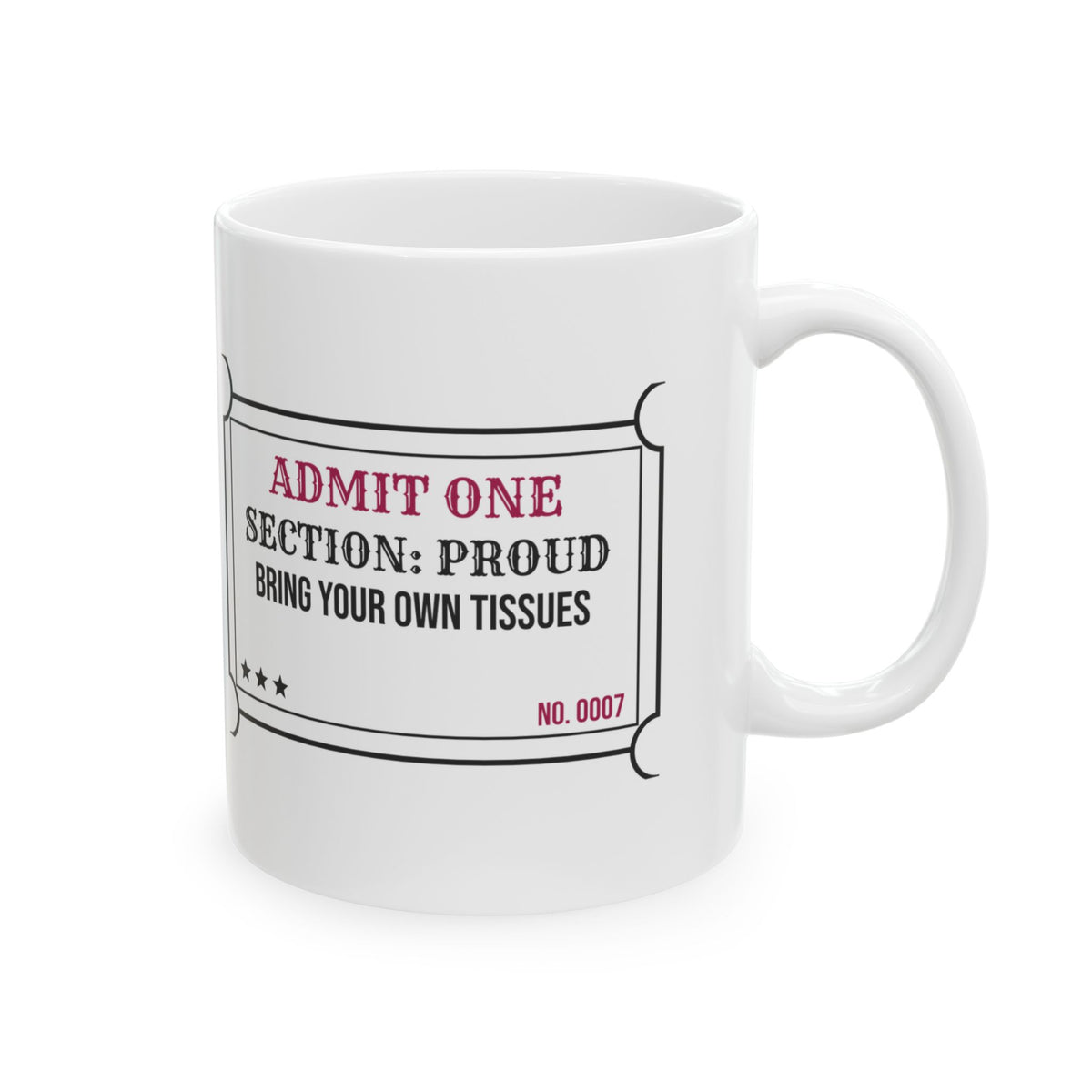 Cheer Mom Coffee Mug Section Proud