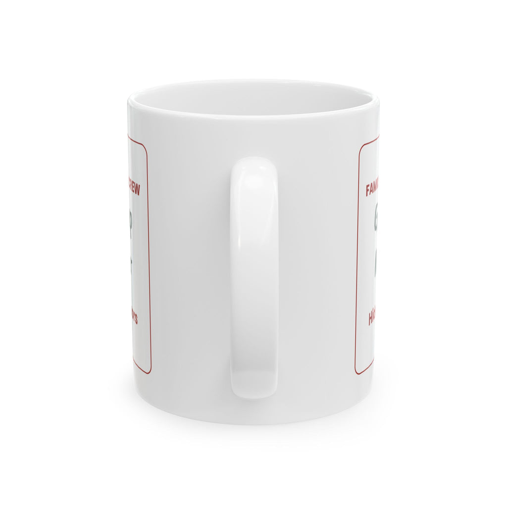 Matching Family Christmas Coffee Mug Gift Wrap Manager Family Crew