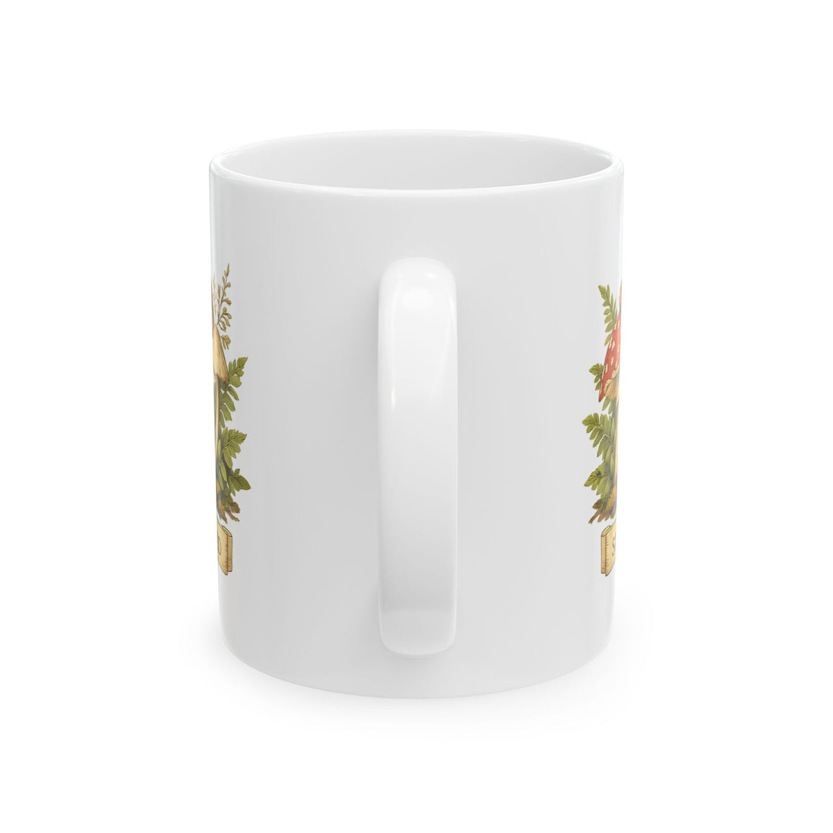 Funny Mushroom Mug Stay Grounded For Coffee Lovers