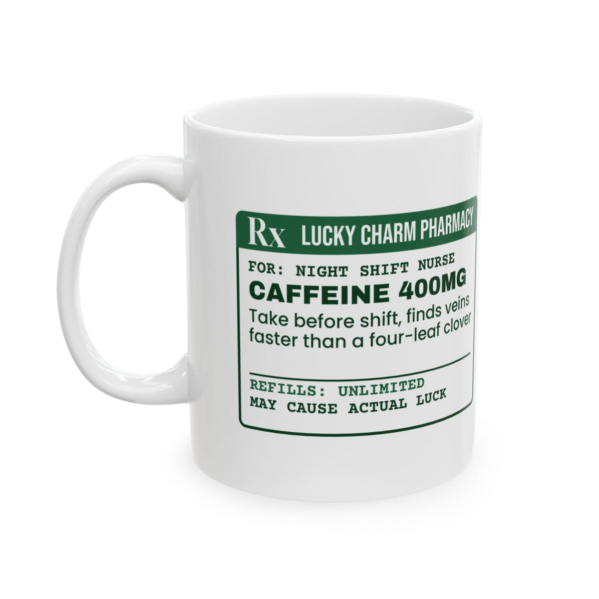 Nurse Mug Lucky Vein Finder St Patricks Day