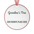 Christmas Ornament Grandma's Tree Our Favorite Place 2026 For Grandma
