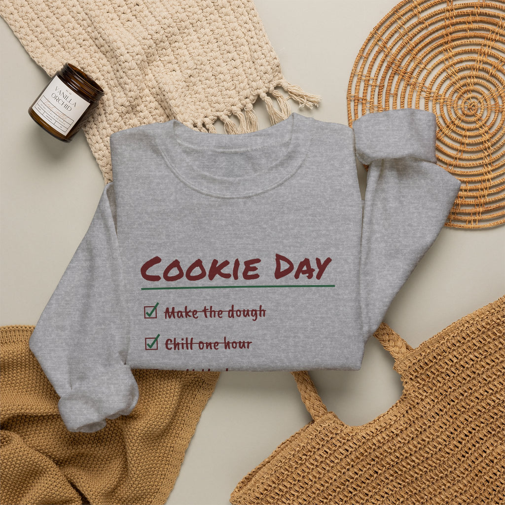 Funny Christmas Baking Sweatshirt Chill One Hour Eat Dough Instead