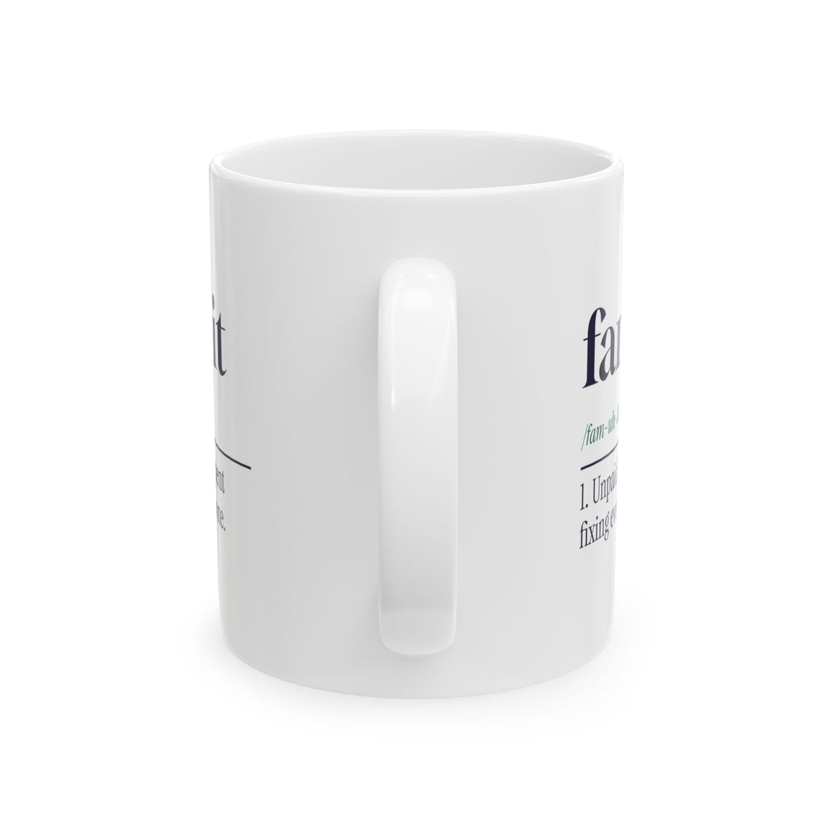 Funny IT Support Coffee Mug Family IT Dictionary Definition