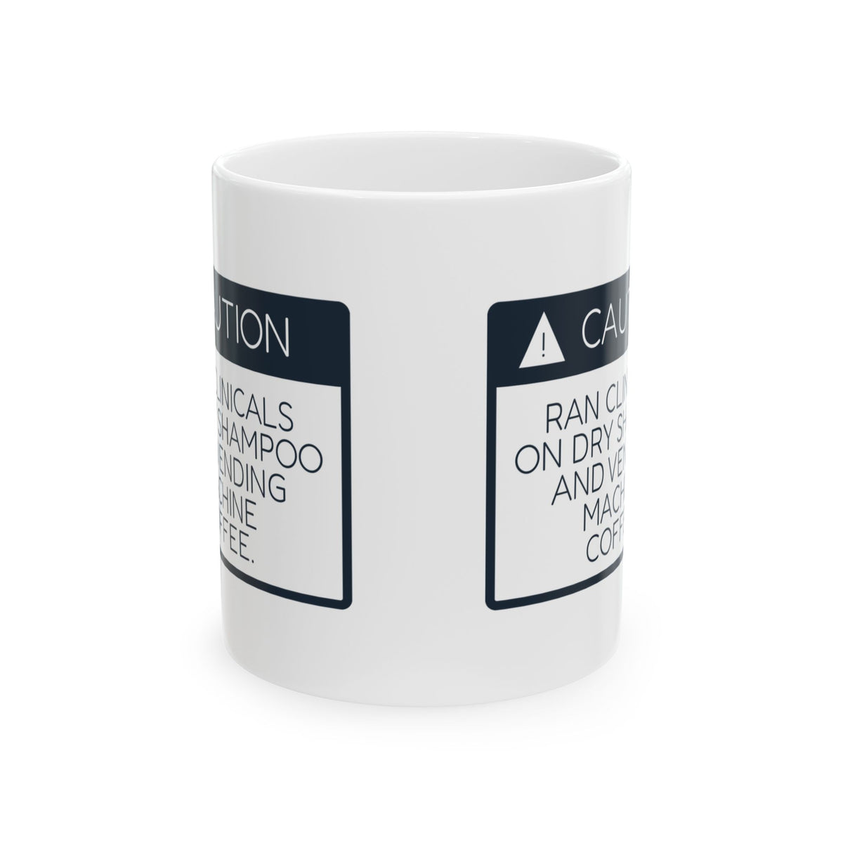 Funny Nursing Student Coffee Mug Caution Label For Nurses