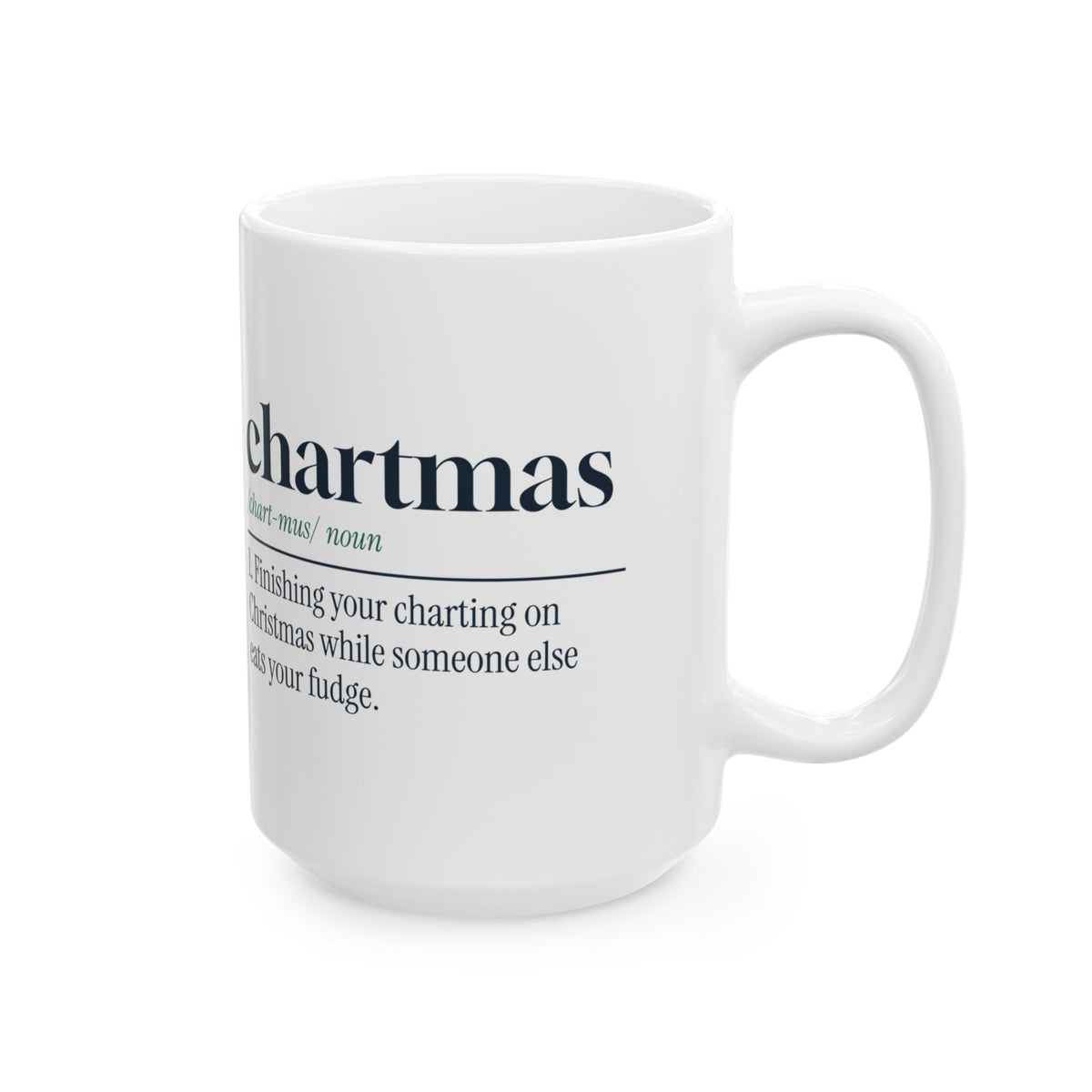 Funny Christmas Nurse Coffee Mug Chartmas Definition For Nurses