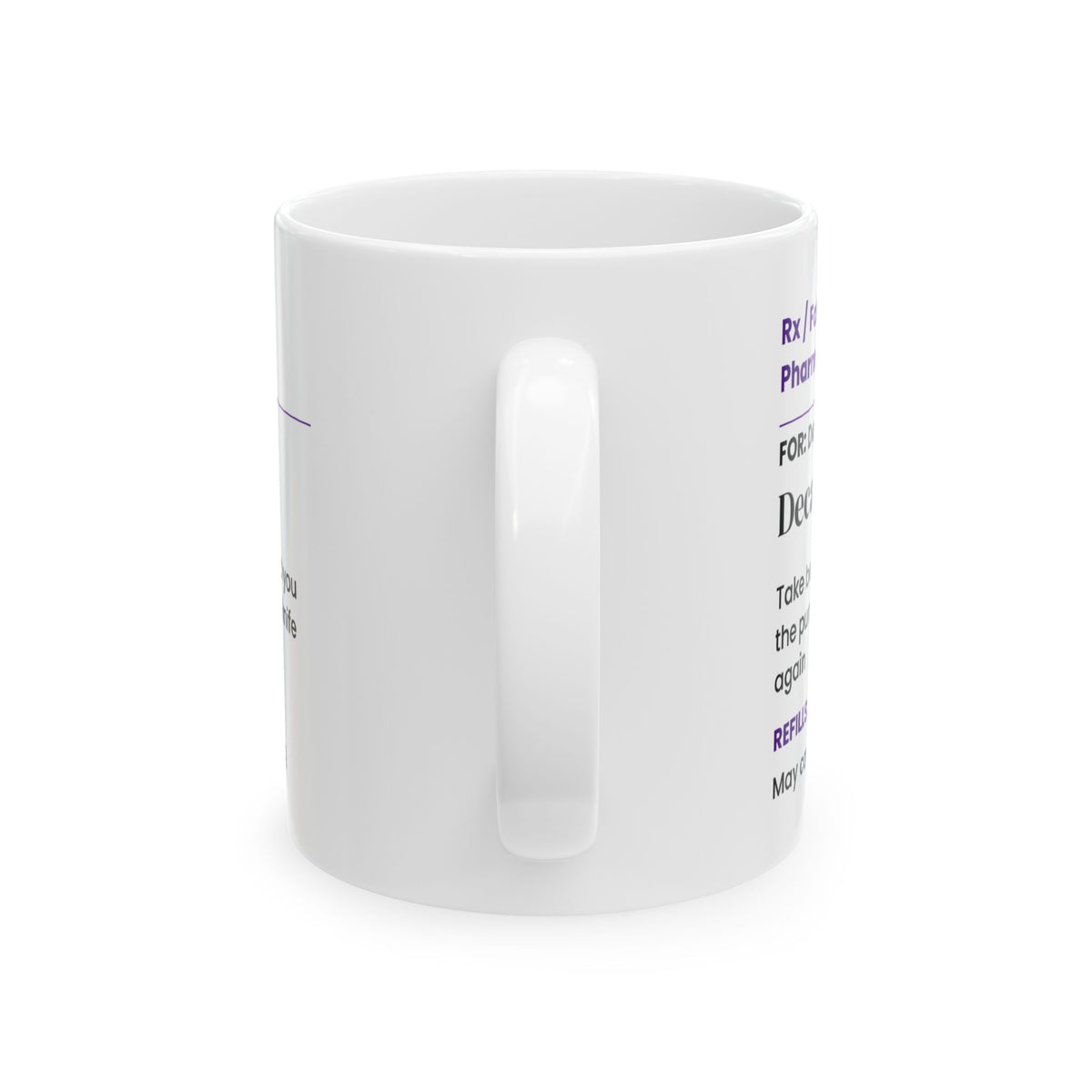 Funny Dad Mug Before Carving Knife Dad's Decaf Prescription
