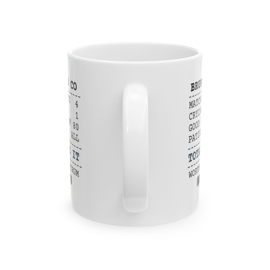 Funny Brunch Coffee Mug Family Photo Receipt For Parents