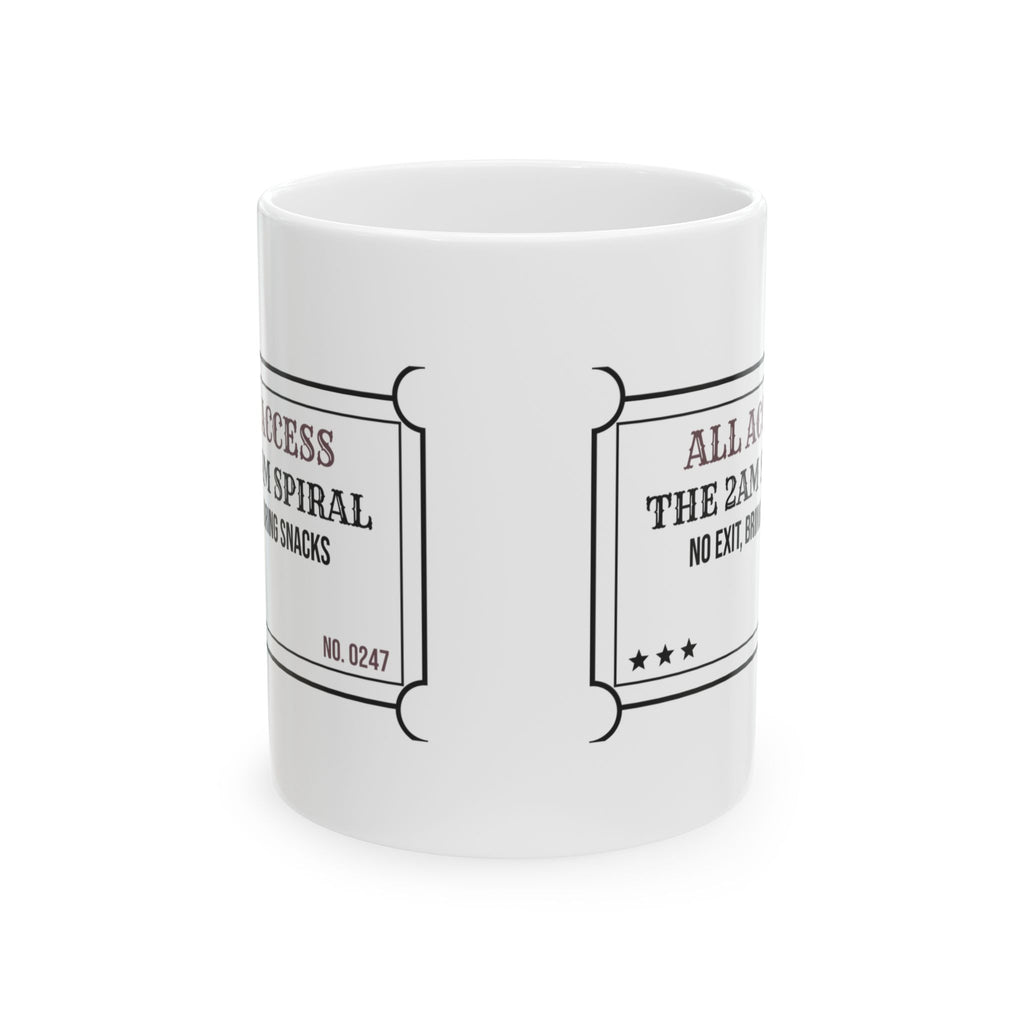 Overthinker Coffee Mug The 2AM Spiral All Access