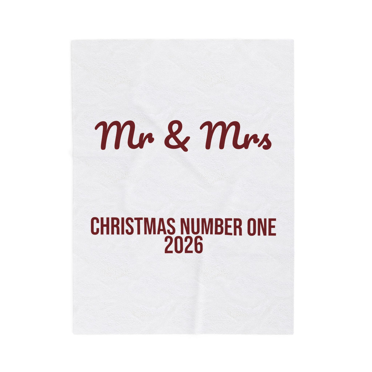 Christmas Throw Blanket Mr And Mrs Christmas Number One 2026 For Newlyweds