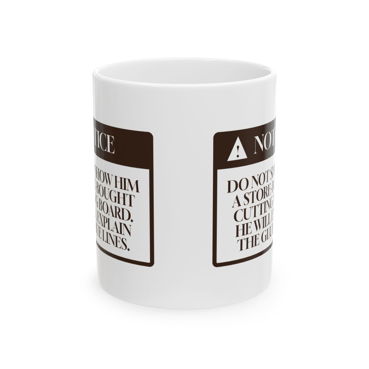 Funny Woodworker Coffee Mug He Will Explain The Glue Lines Notice
