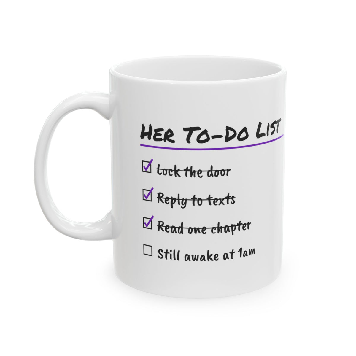 Her To-Do List Still Awake At 1am Coffee Mug