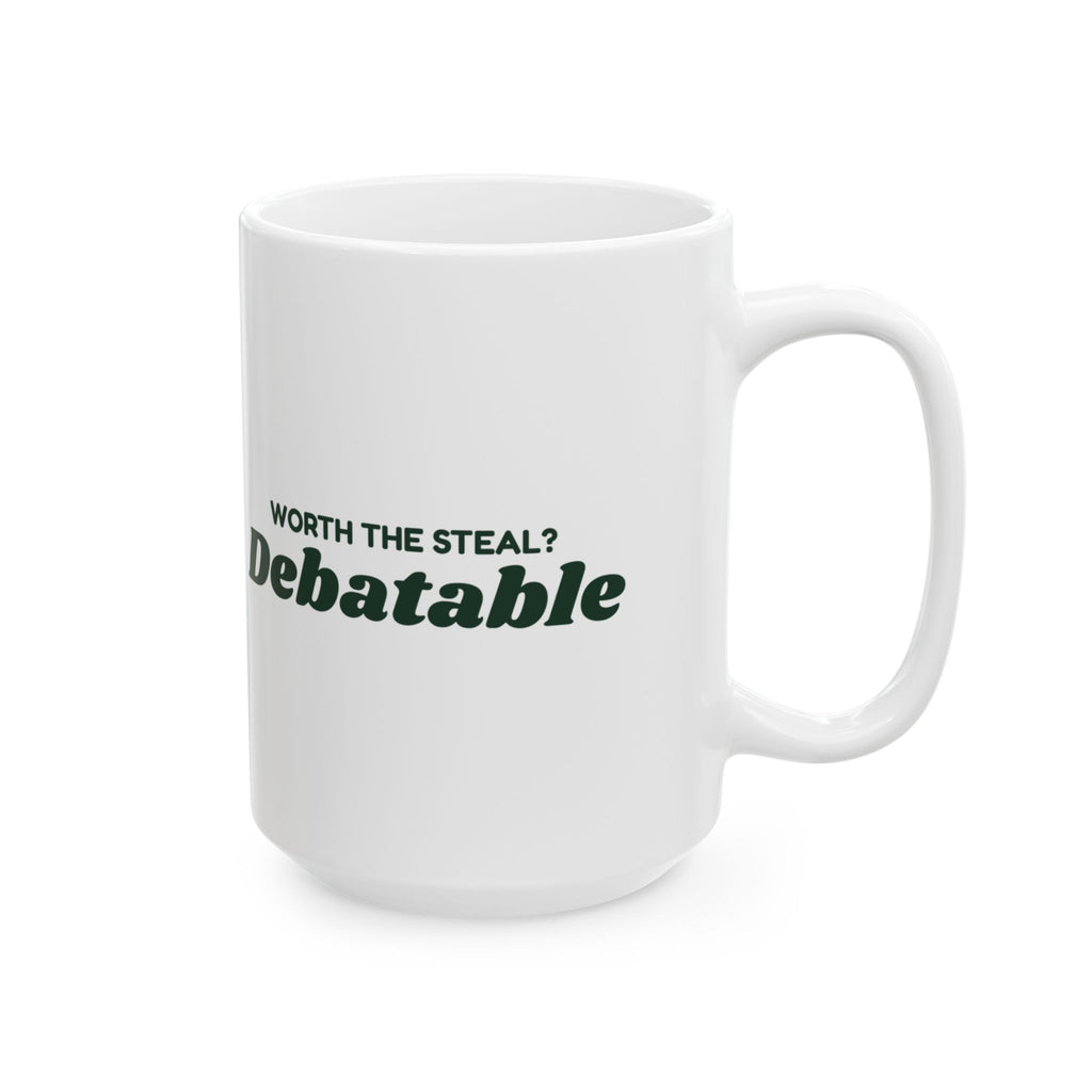 Funny White Elephant Coffee Mug Worth The Steal Debatable