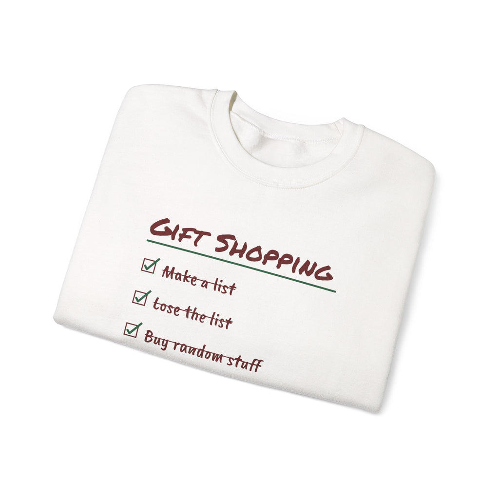 Funny Christmas Shopping Sweatshirt Lose The List Find It December 26