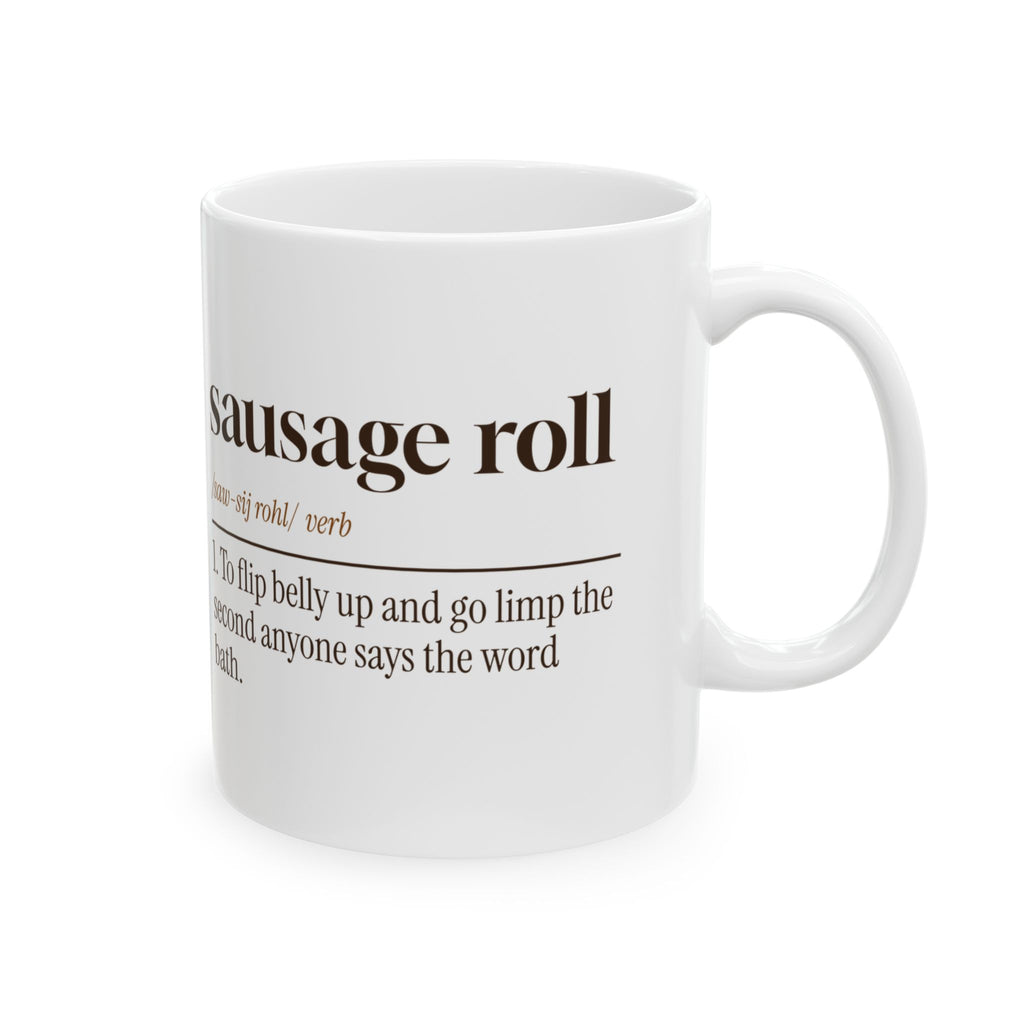 Funny Dachshund Coffee Mug Sausage Roll Dictionary For Doxie Moms
