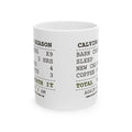 Funny Farmer Coffee Mug Calving Checks 2 AM 4 AM 6 AM Receipt