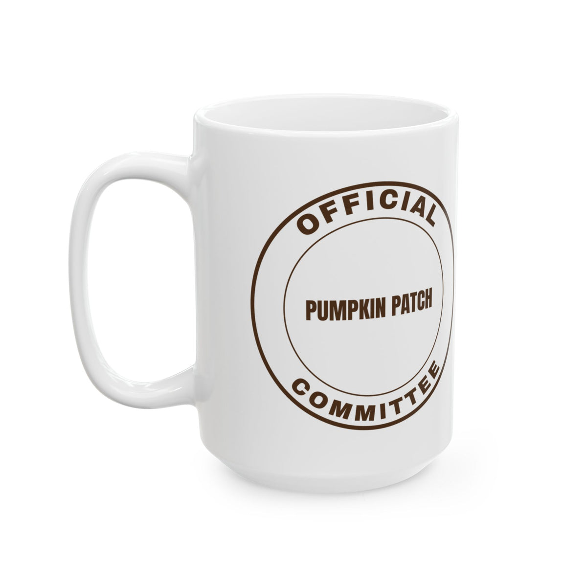 Official Pumpkin Patch Committee Coffee Mug, Funny Fall