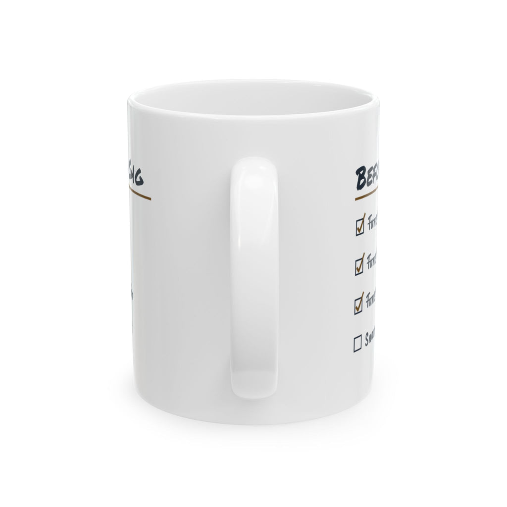 Funny Drummer Coffee Mug Tune The Snare Again Checklist