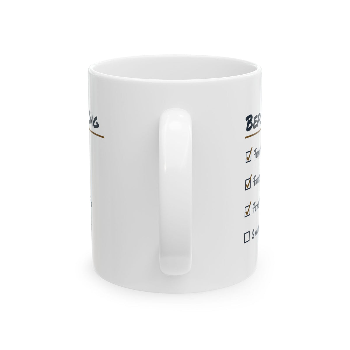 Funny Drummer Coffee Mug Tune The Snare Again Checklist