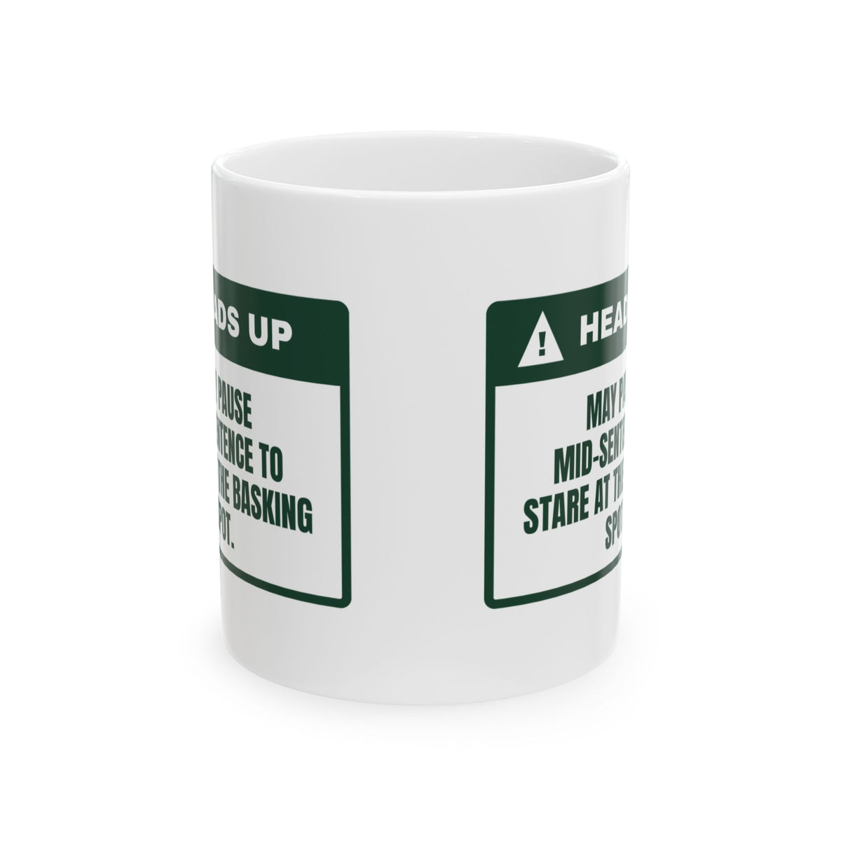 Basking Spot Coffee Mug For Reptile Owners