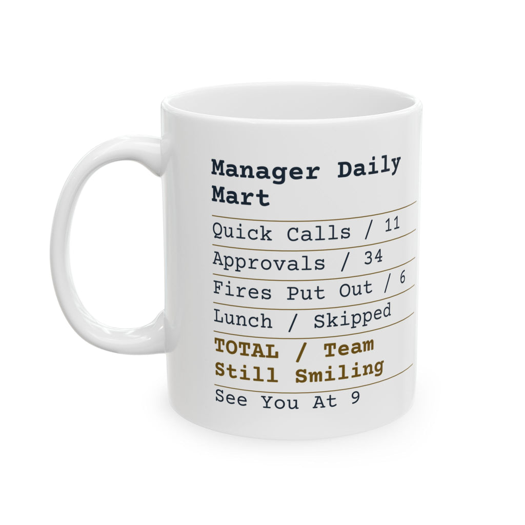 Funny Boss Coffee Mug Manager Receipt For Bosses And Managers